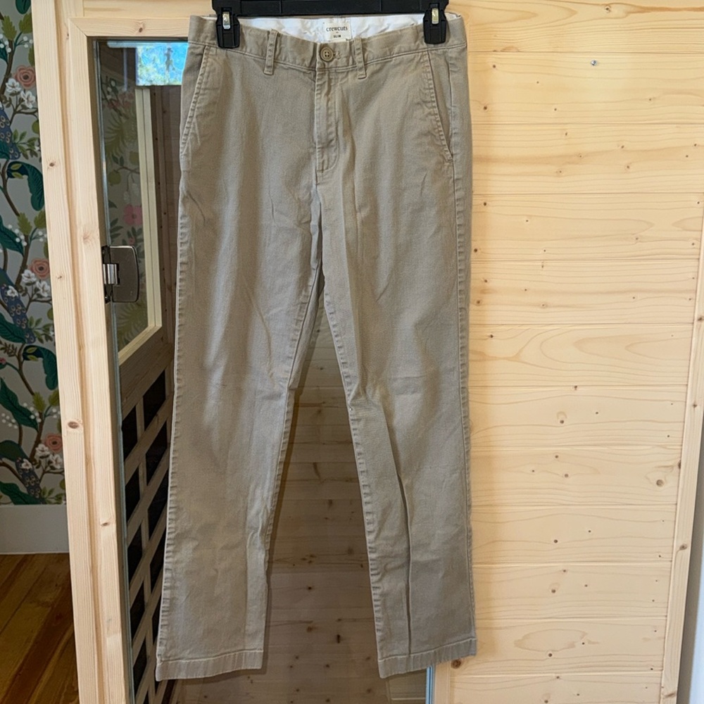 J crew khaki chinos